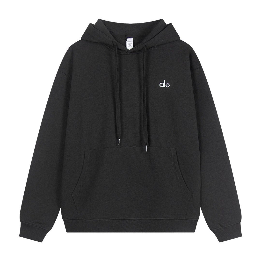 alo Logo Graphic Hoodie & Sweatpants Matching Set ¡ª front