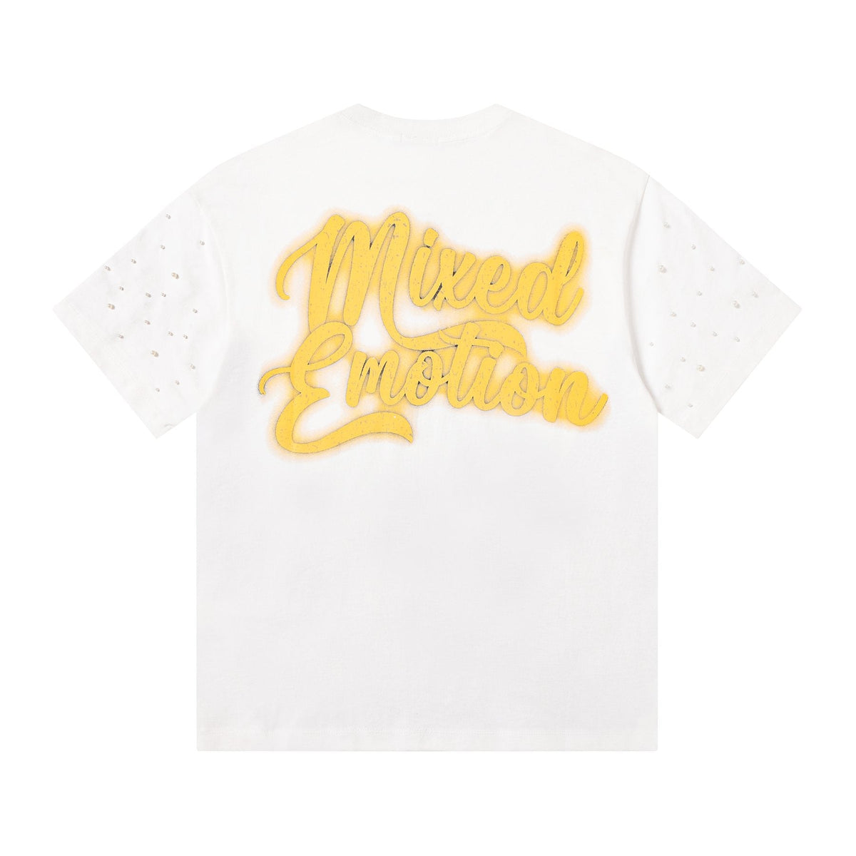 MIXED EMOTION Angel Graphic Pearl-Sleeve T-Shirt ¡ª back