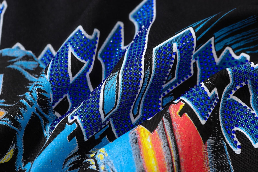 Life Hustlere Skeleton Graphic Short-Sleeve T-Shirt ¡ª detail