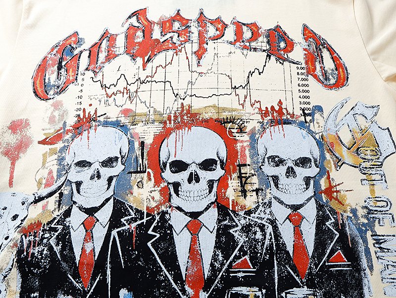 Godspeed Skull Graphic Short-Sleeve T-Shirt ¡ª detail