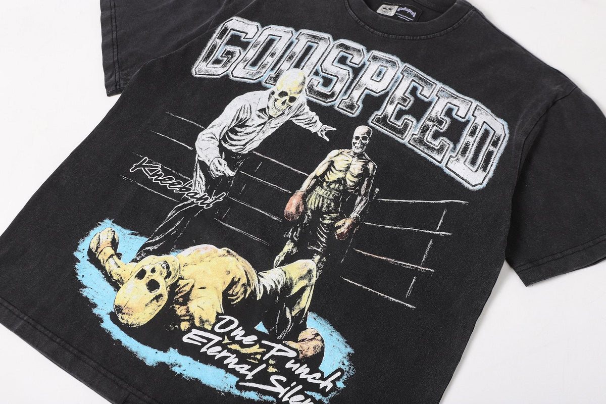 Godspeed Wrestling Graphic Short-Sleeve T-Shirt ¡ª detail