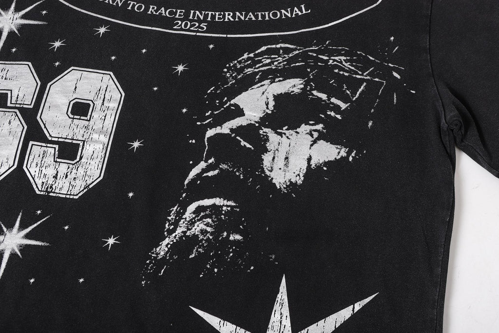 Godspeed Born to Race Graphic T-Shirt ¡ª detail