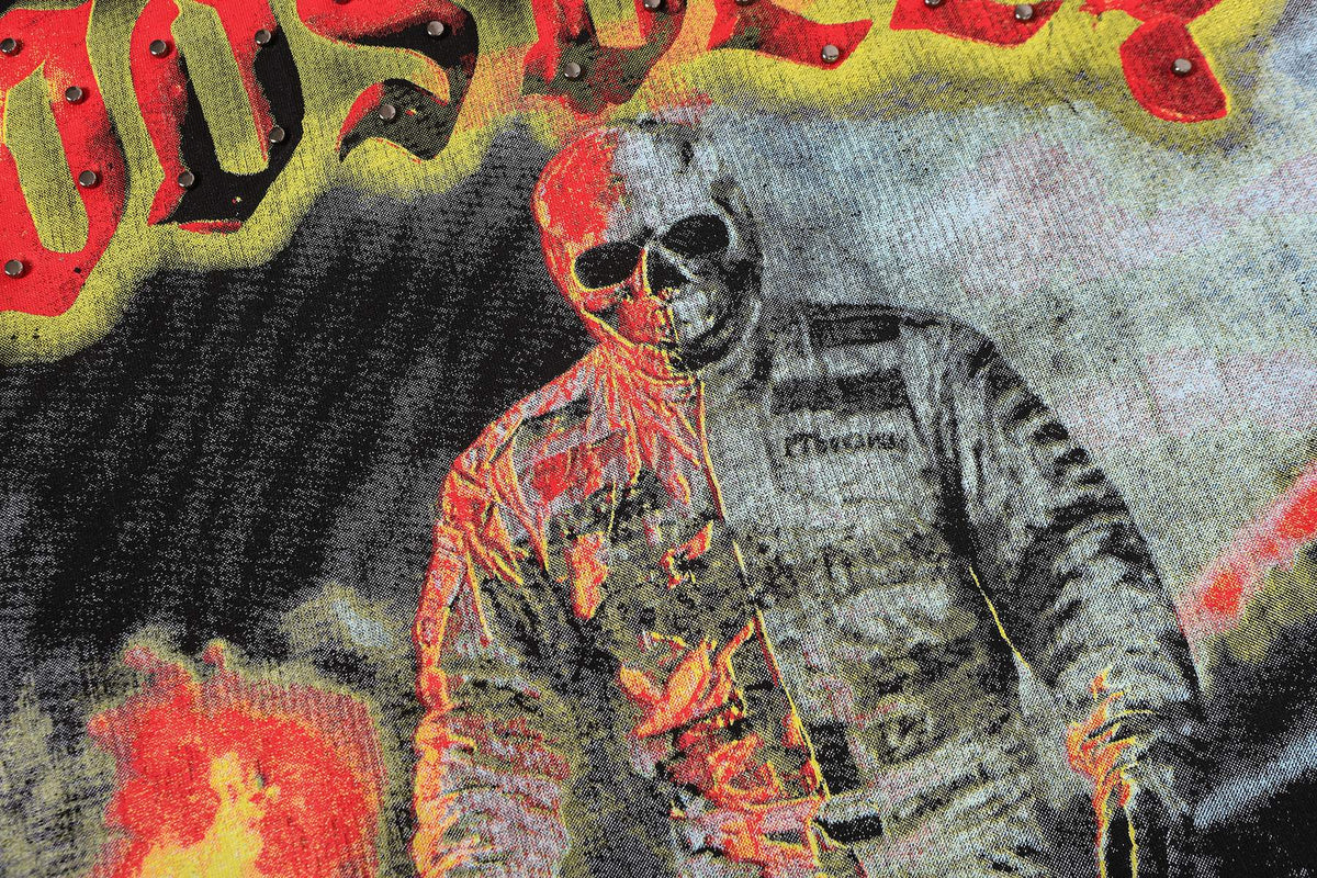 Godspeed Racing Flame Graphic T-Shirt ¡ª detail