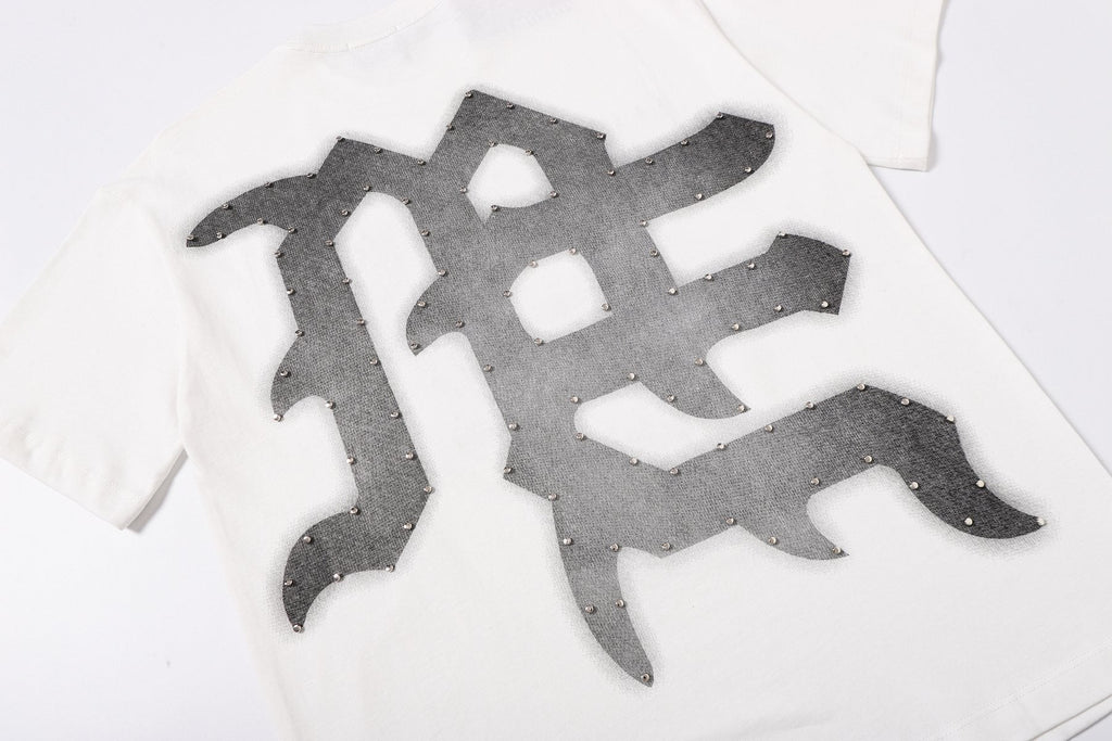 MIXED EMOTION Front Text & Back Logo T-Shirt ¡ª detail