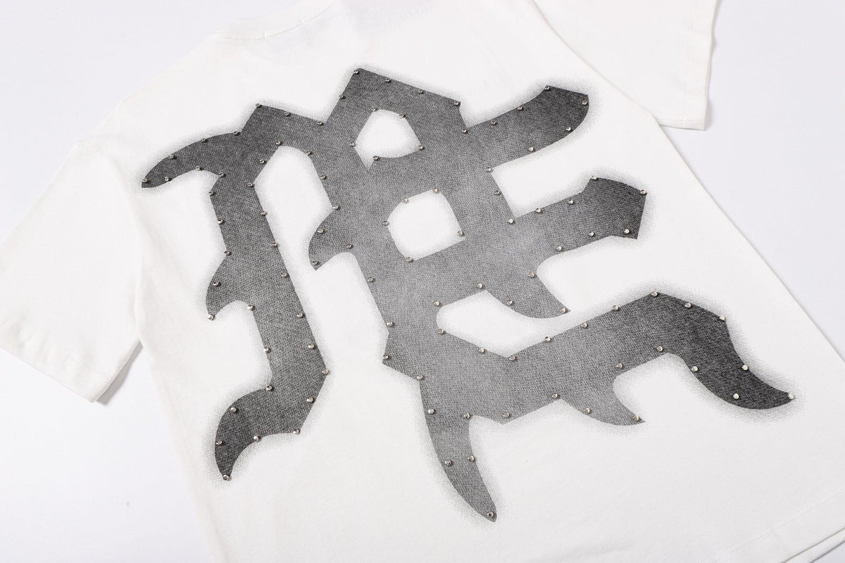 MIXED EMOTION Front Text & Back Logo T-Shirt ¡ª detail