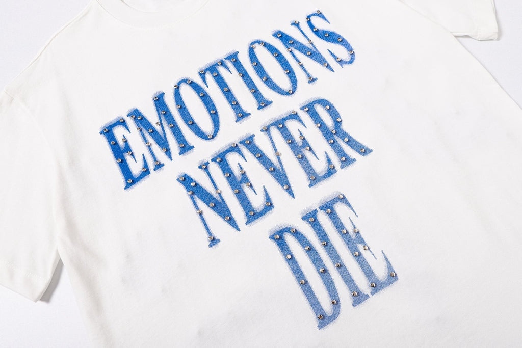 MIXED EMOTION Never Die Graphic Short-Sleeve T-Shirt ¡ª detail