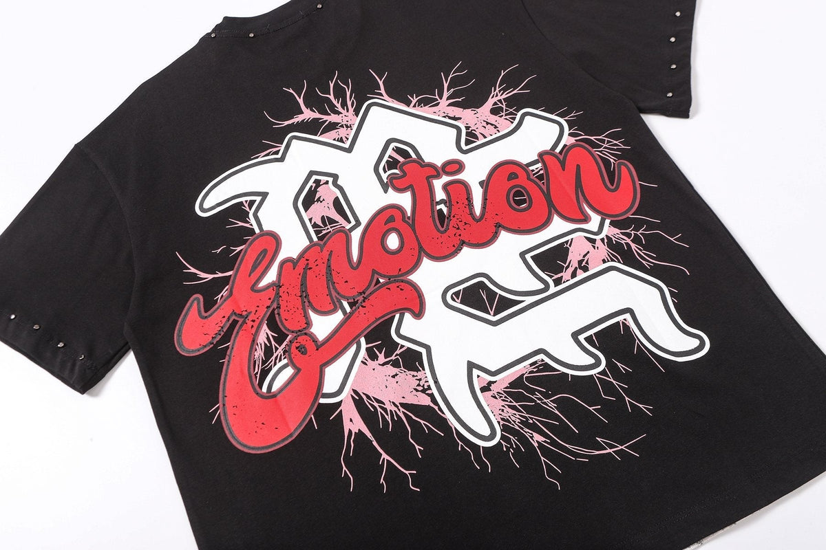 MIXED EMOTION Statue Graphic Short-Sleeve T-Shirt ¡ª detail
