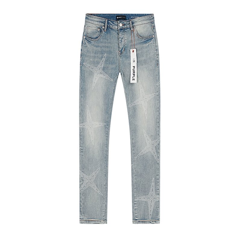 Purple Brand Star Graphic Light Blue Jeans ¡ª hero