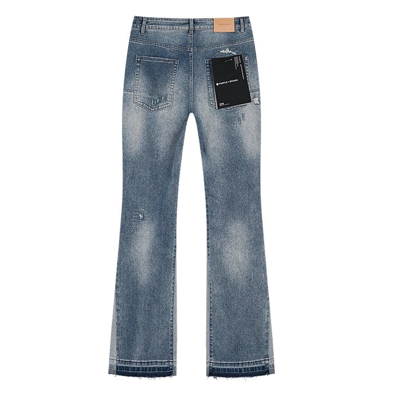 Purple Brand Distressed Washed Denim Jeans ¡ª back