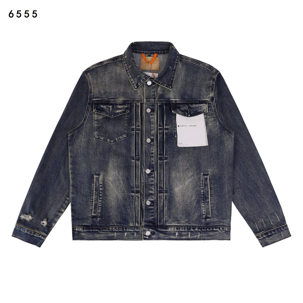 Purple Brand Bandana Trucker Denim Jacket ¡ª hero