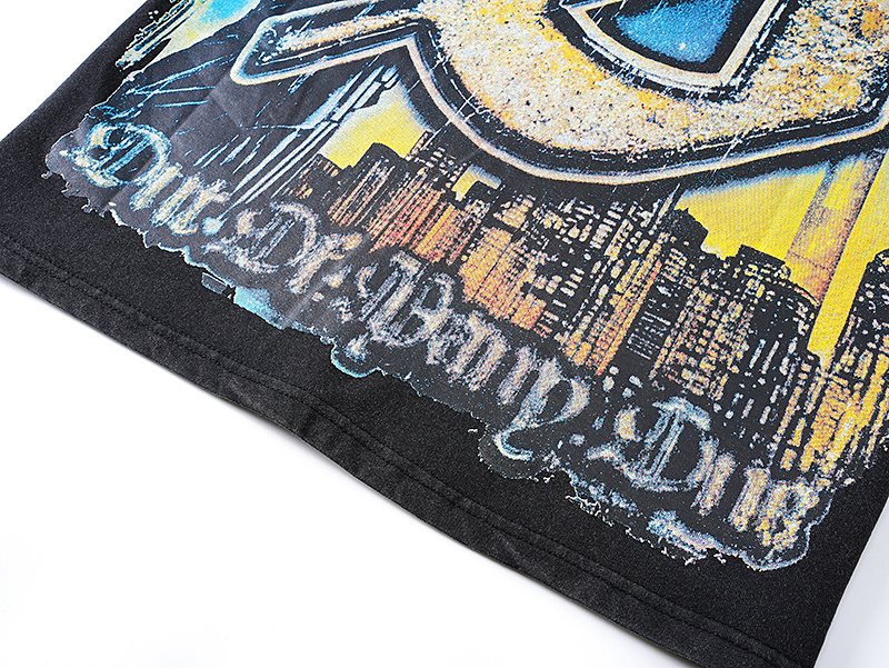 Godspeed Skull Car Graphic T-Shirt ¡ª detail