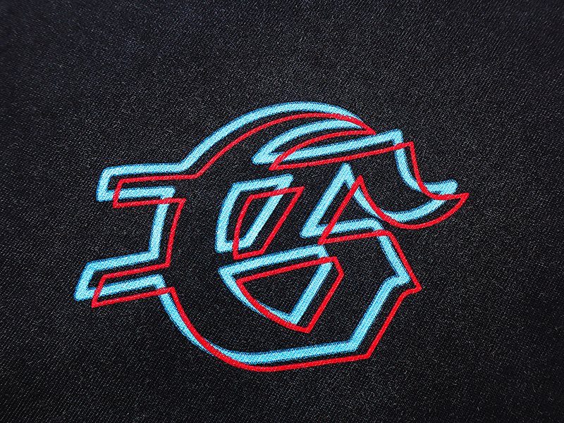 Godspeed Washed Black Skull Graphic T-Shirt ¡ª detail