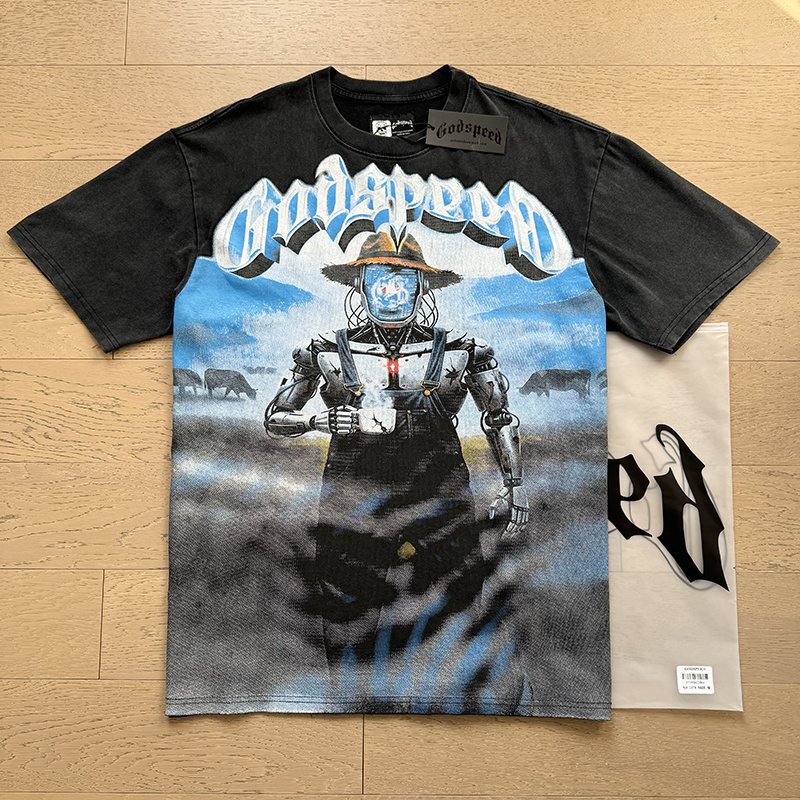 Godspeed Mers Loaded Washed Black Graphic T-Shirt ¡ª context