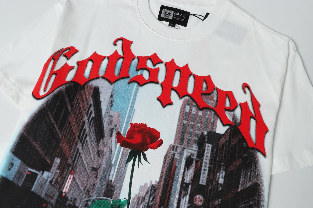 Godspeed Rock Graphic Short-Sleeve T-Shirt ¡ª detail