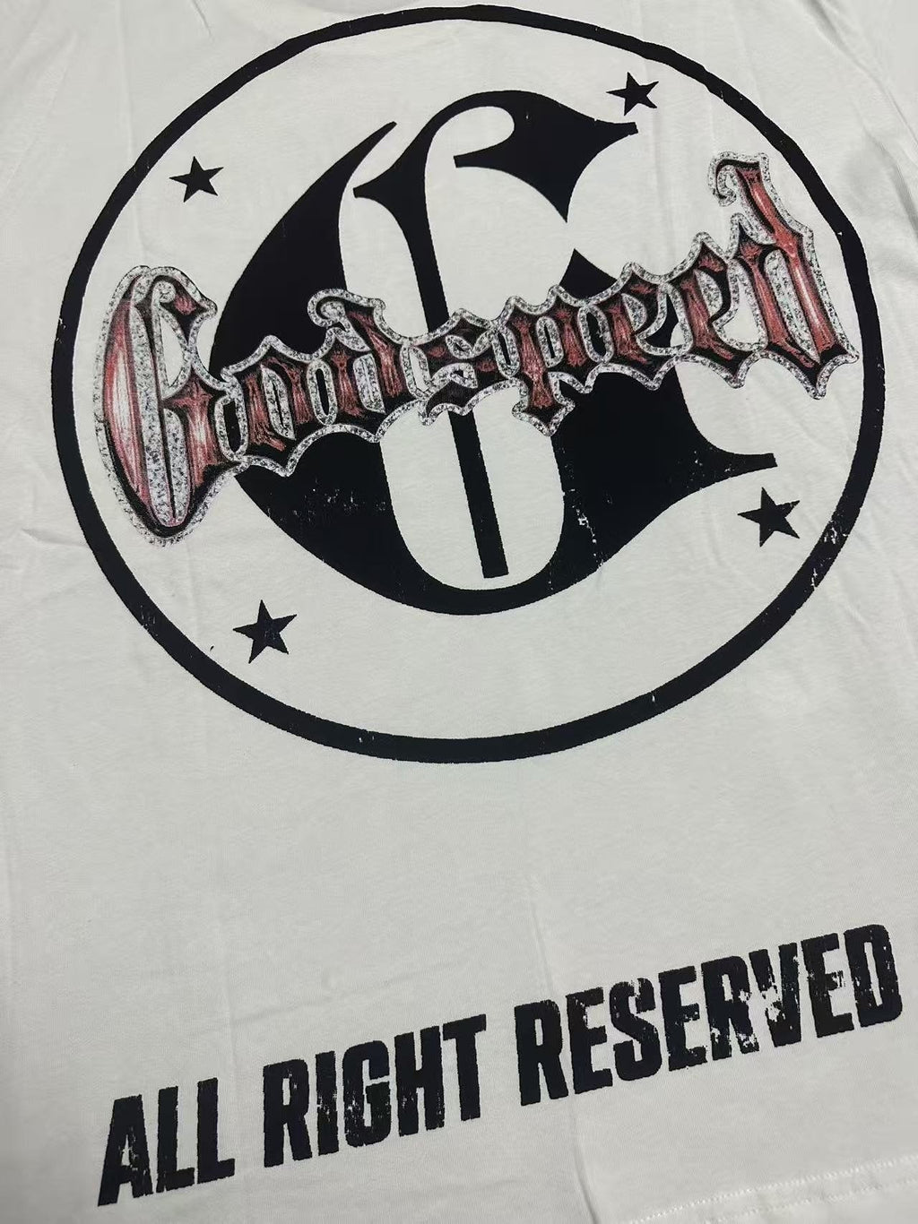 Godspeed Reaper Car Graphic T-Shirt ¡ª detail
