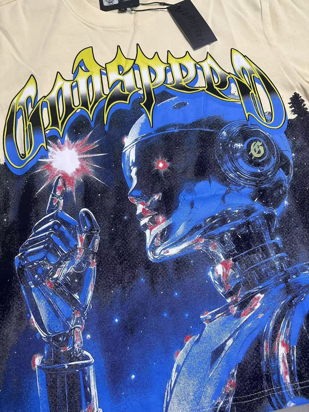 Godspeed Robot Graphic T-Shirt ¡ª detail