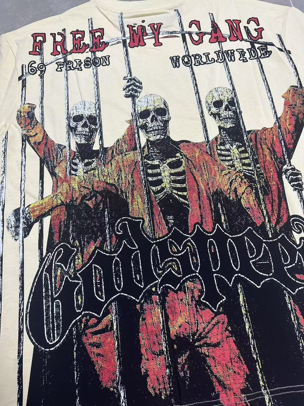Godspeed Skeleton Graphic T-Shirt ¡ª detail