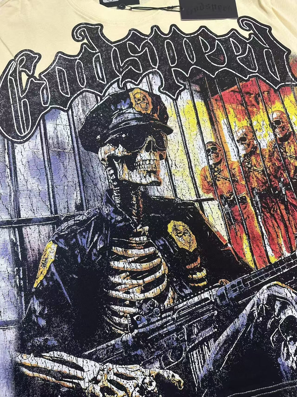 Godspeed Skeleton Graphic T-Shirt ¡ª detail