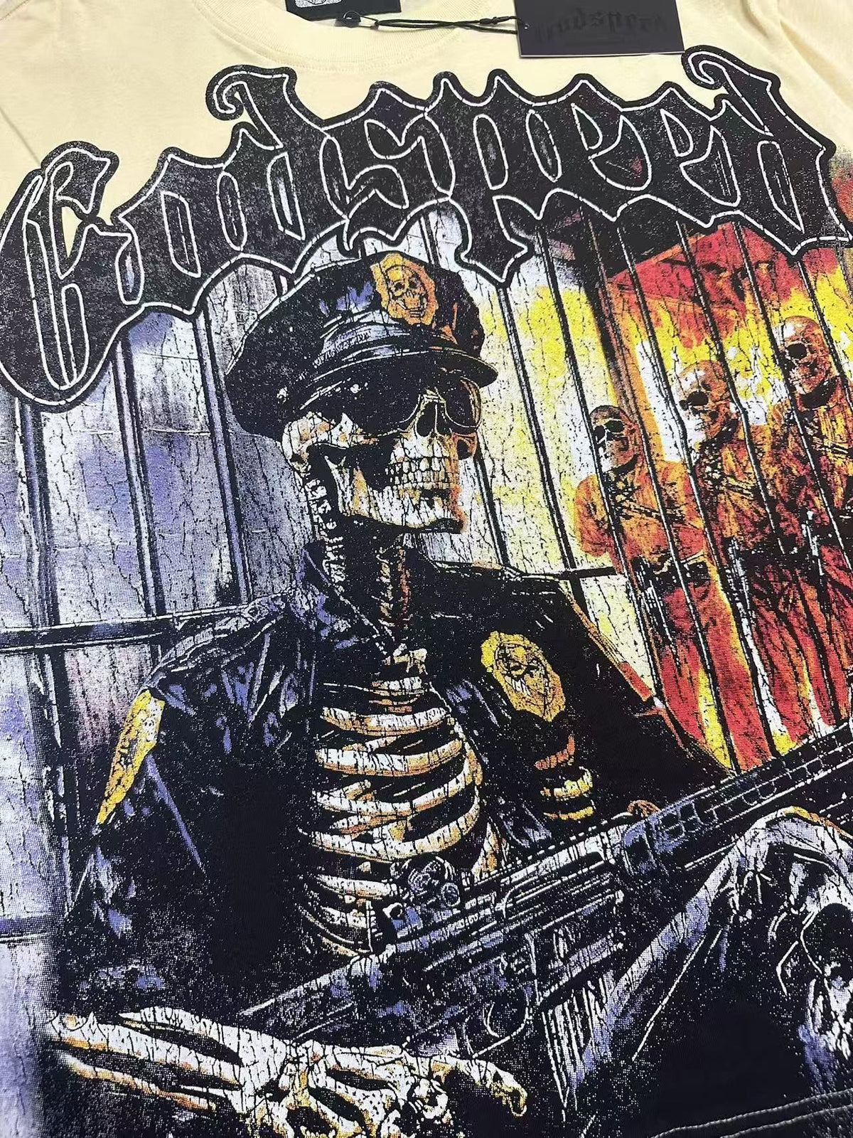 Godspeed Skeleton Graphic T-Shirt ¡ª detail