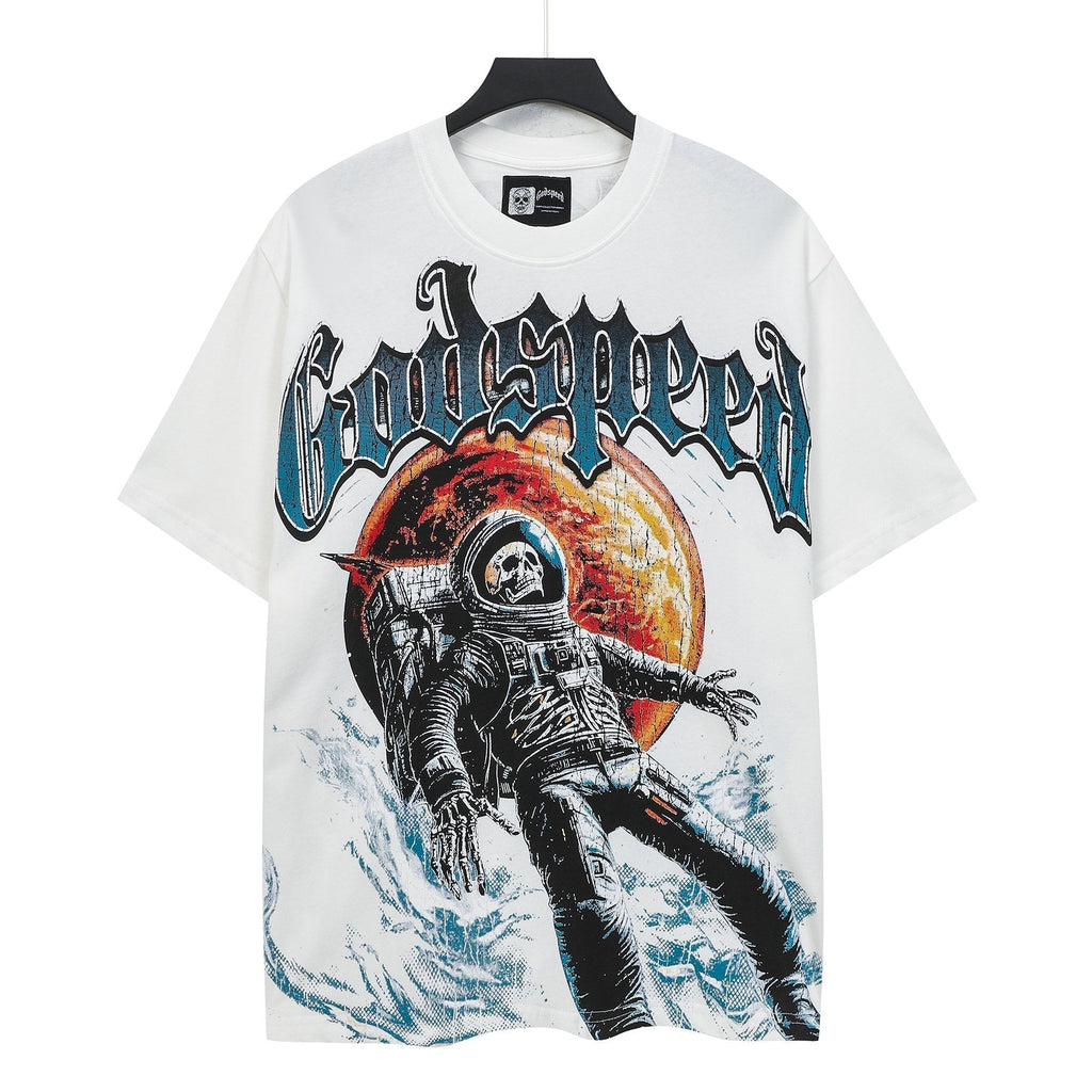 Godspeed Space Tour Astronaut Graphic T-Shirt ¡ª front