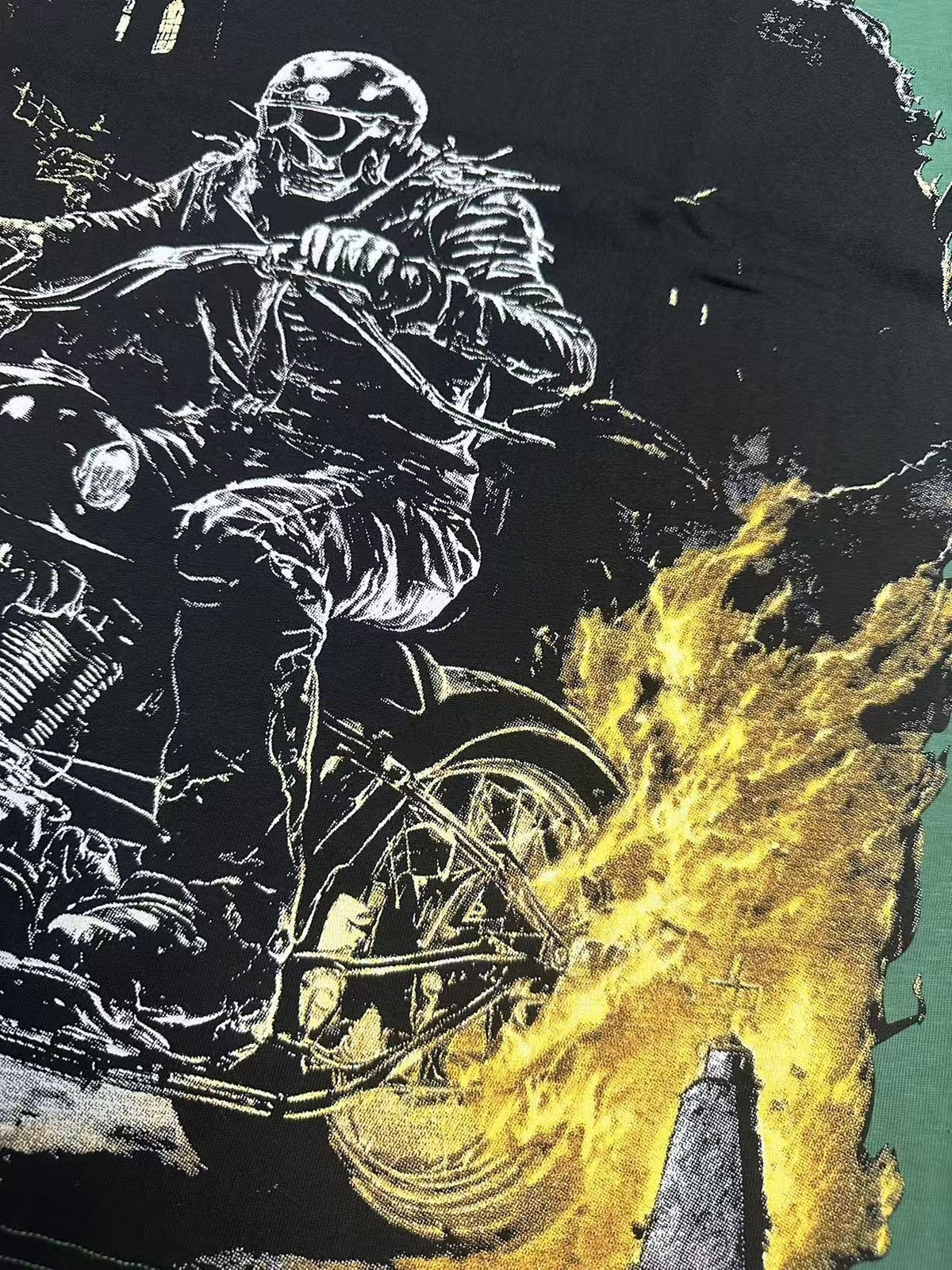 Godspeed Motorcycle Graphic T-Shirt ¡ª detail
