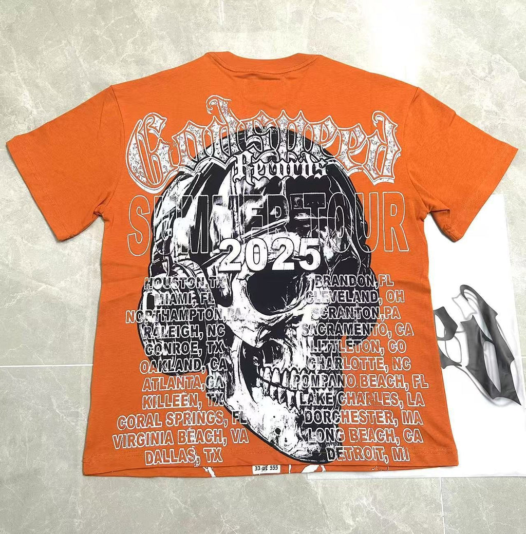 Godspeed Rock Tour Skull Graphic T-Shirt ¡ª back