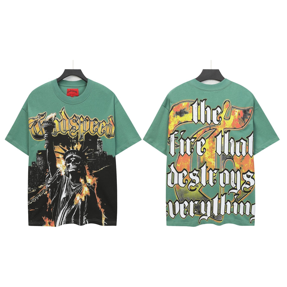 Godspeed Statue of Liberty Graphic T-Shirt ¡ª hero