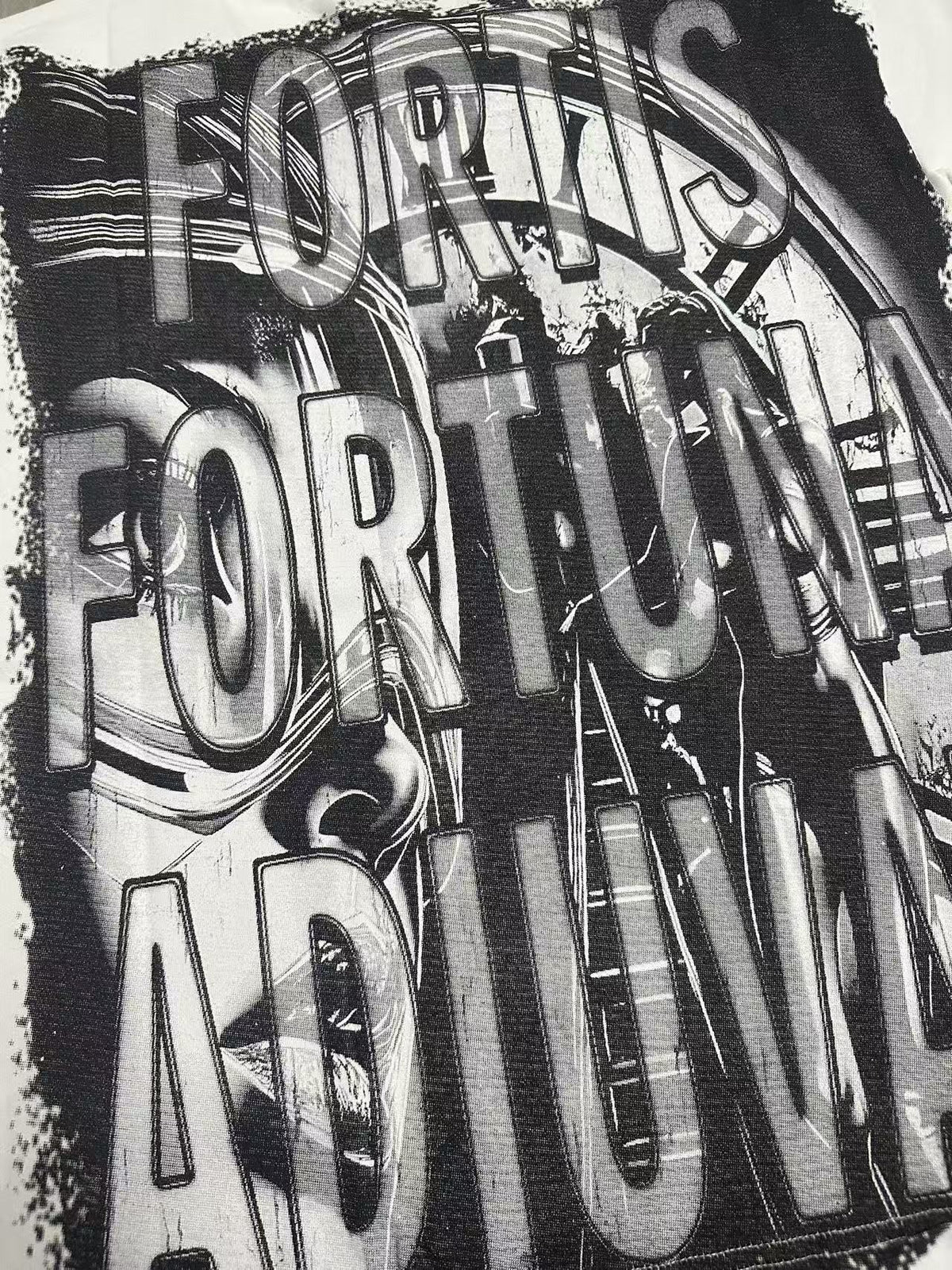 Godspeed Fortis Fortuna Graphic T-Shirt ¡ª detail