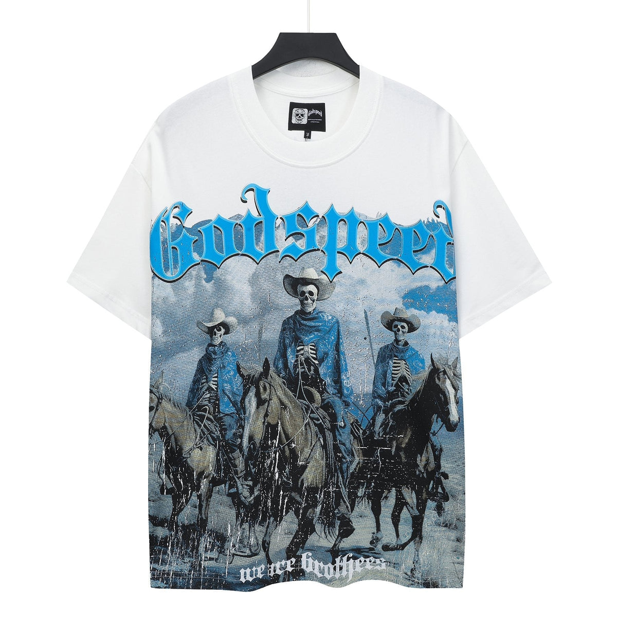 Godspeed Cowboy Skeleton Graphic T-Shirt ¡ª hero