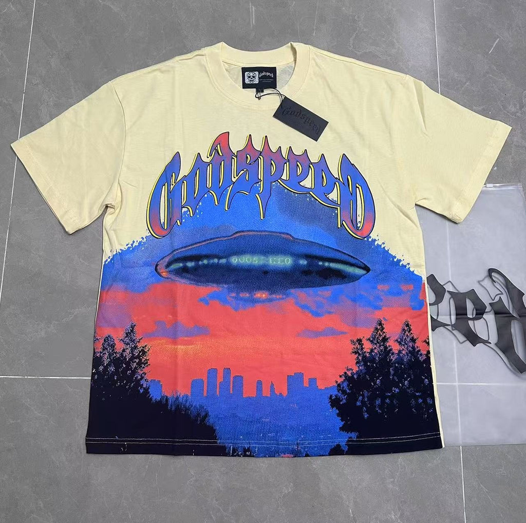 Godspeed UFO Sun-Eye Graphic T-Shirt ¡ª front