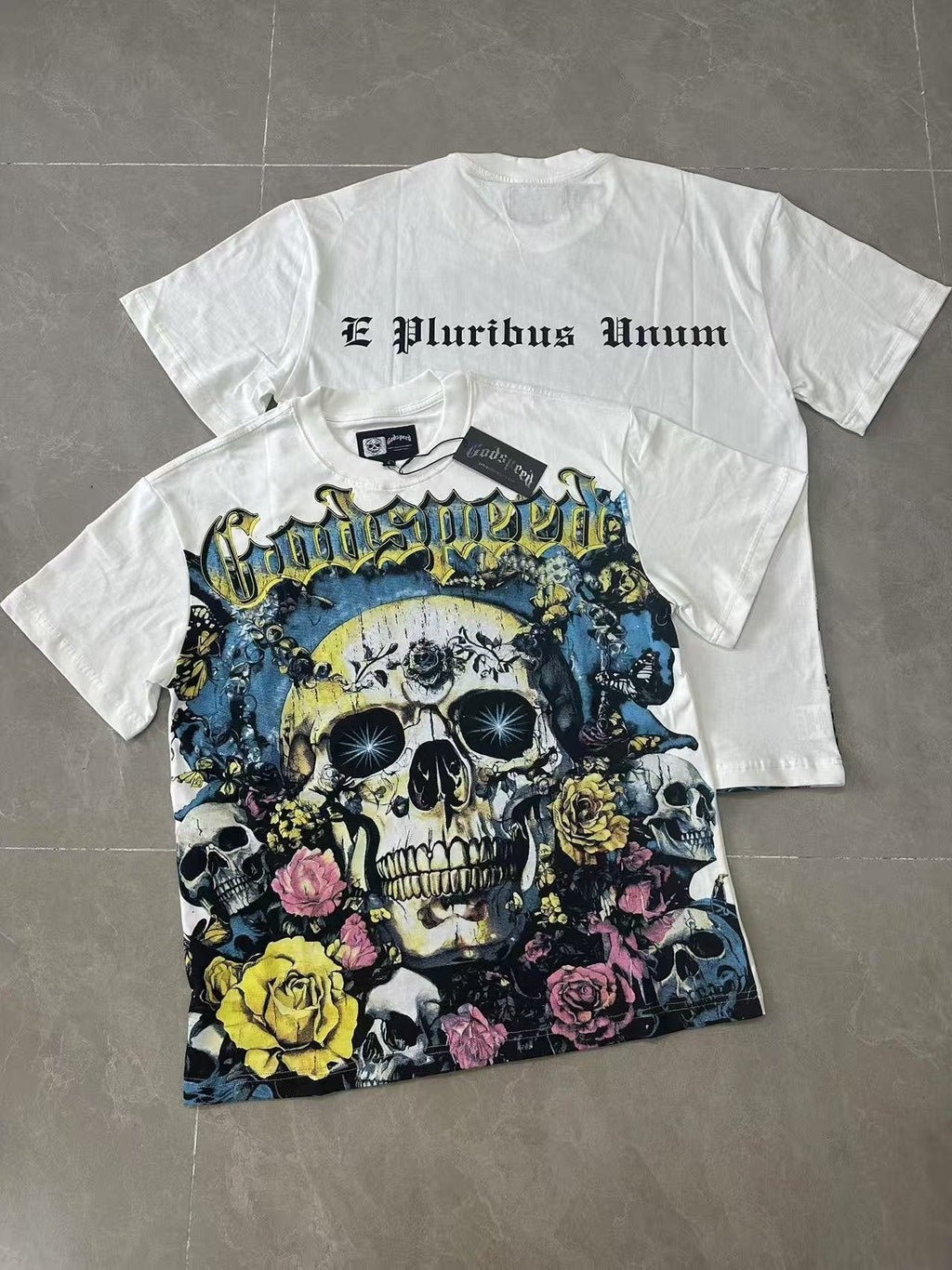 Godspeed Skull Rose Graphic T-Shirt ¡ª context