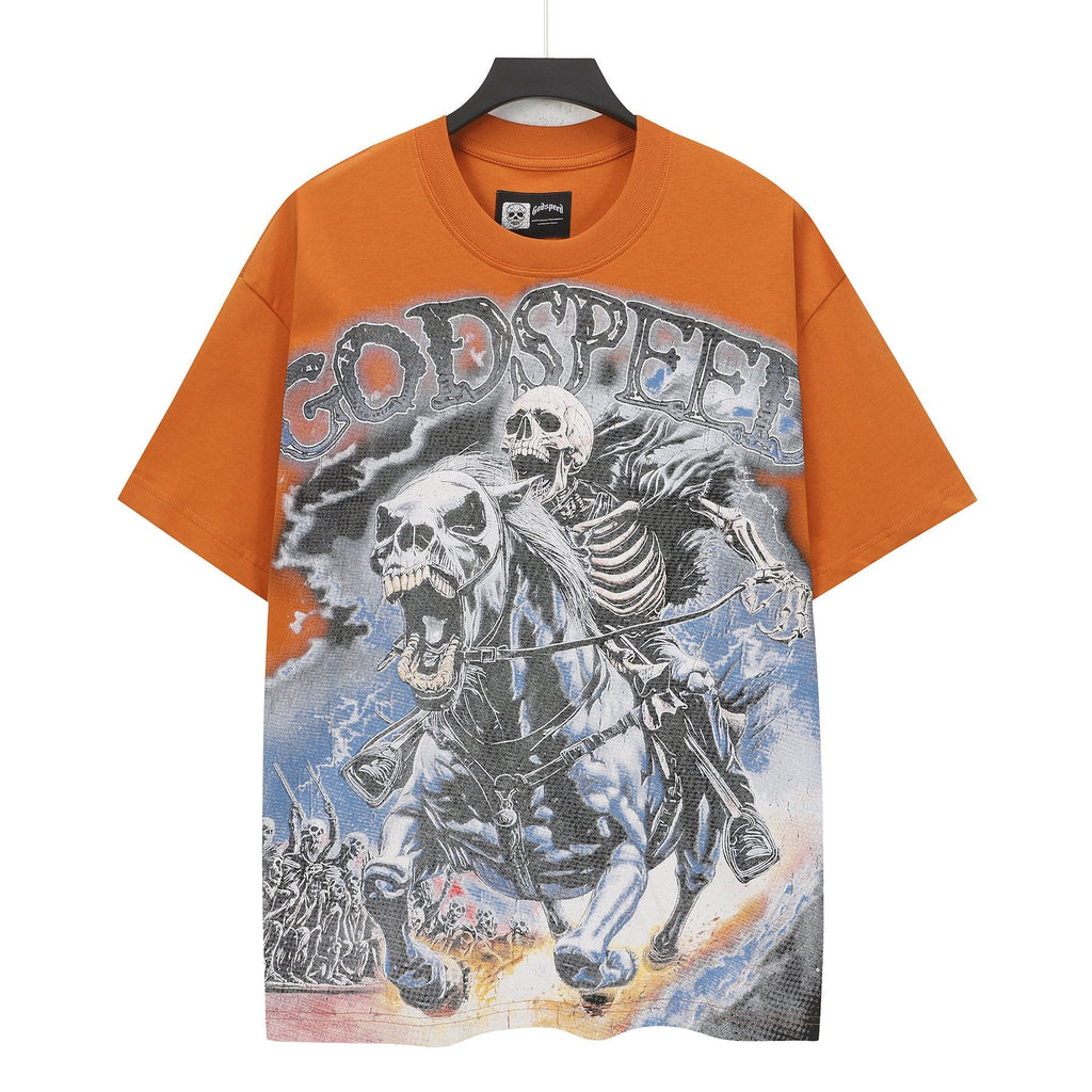 Godspeed Skeleton Rider Graphic T-Shirt ¡ª front