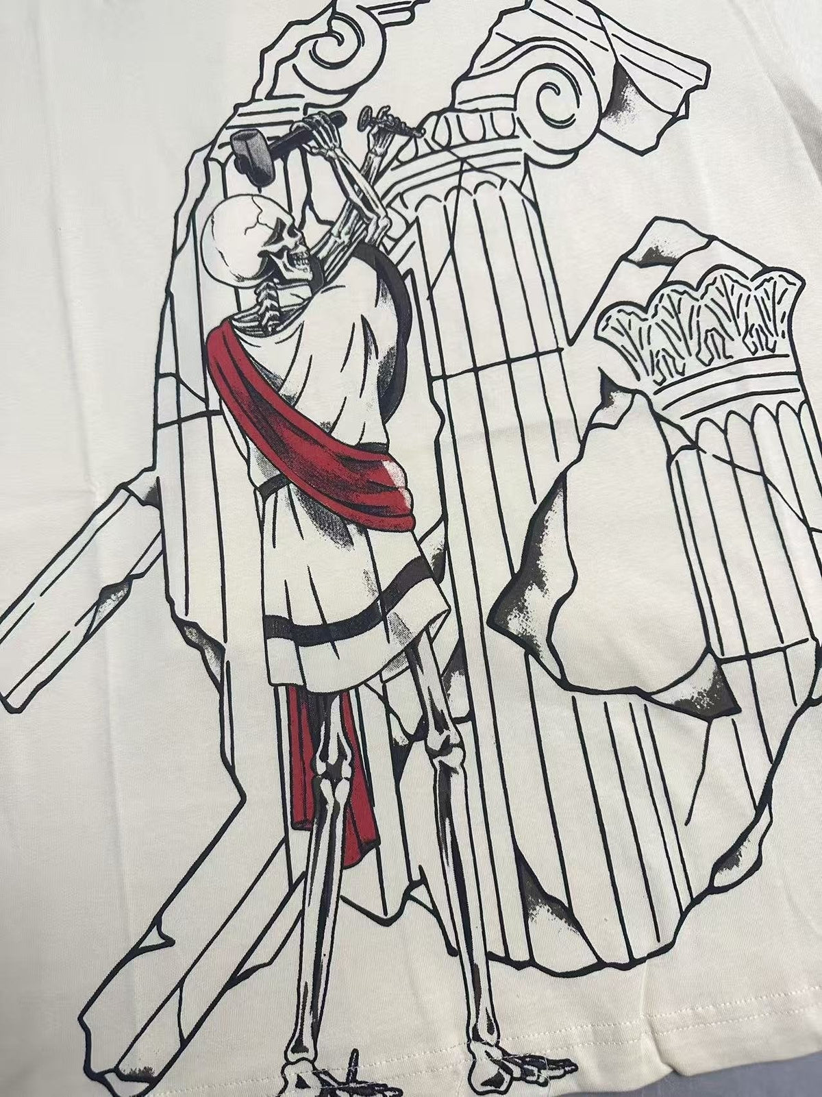 Godspeed Line-Art Graphic T-Shirt ¡ª detail