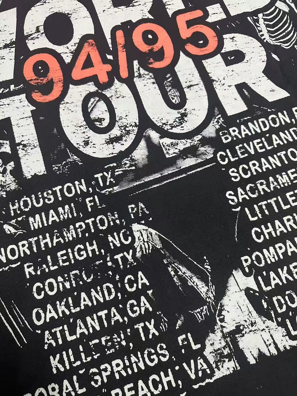 Godspeed World Tour 94/95 Graphic T-Shirt ¡ª detail