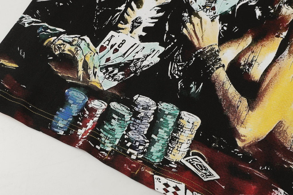 Godspeed Casino Skull Graphic T-Shirt ¡ª detail