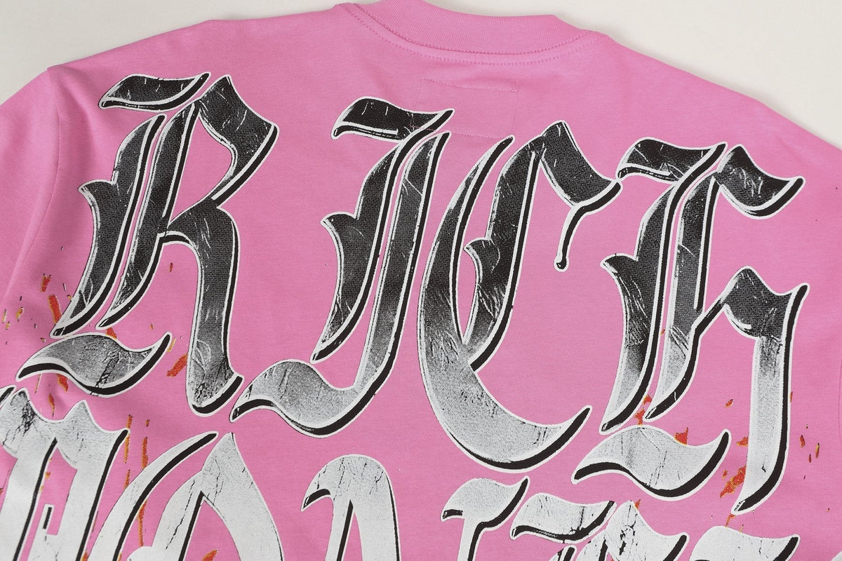 Godspeed Pink Skull Graphic T-Shirt ¡ª detail