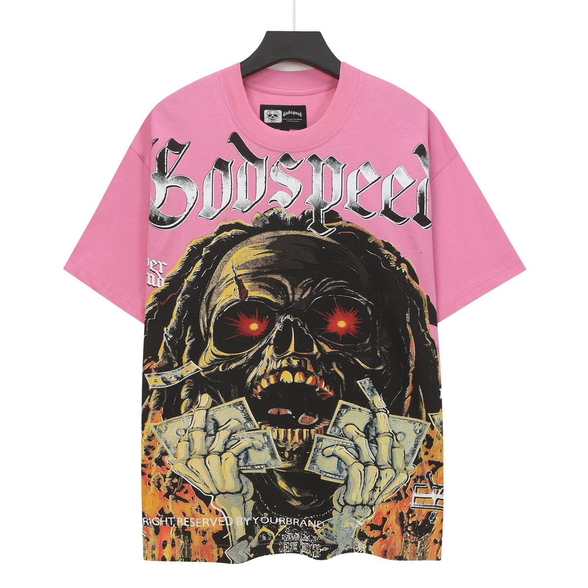Godspeed Pink Skull Graphic T-Shirt ¡ª hero