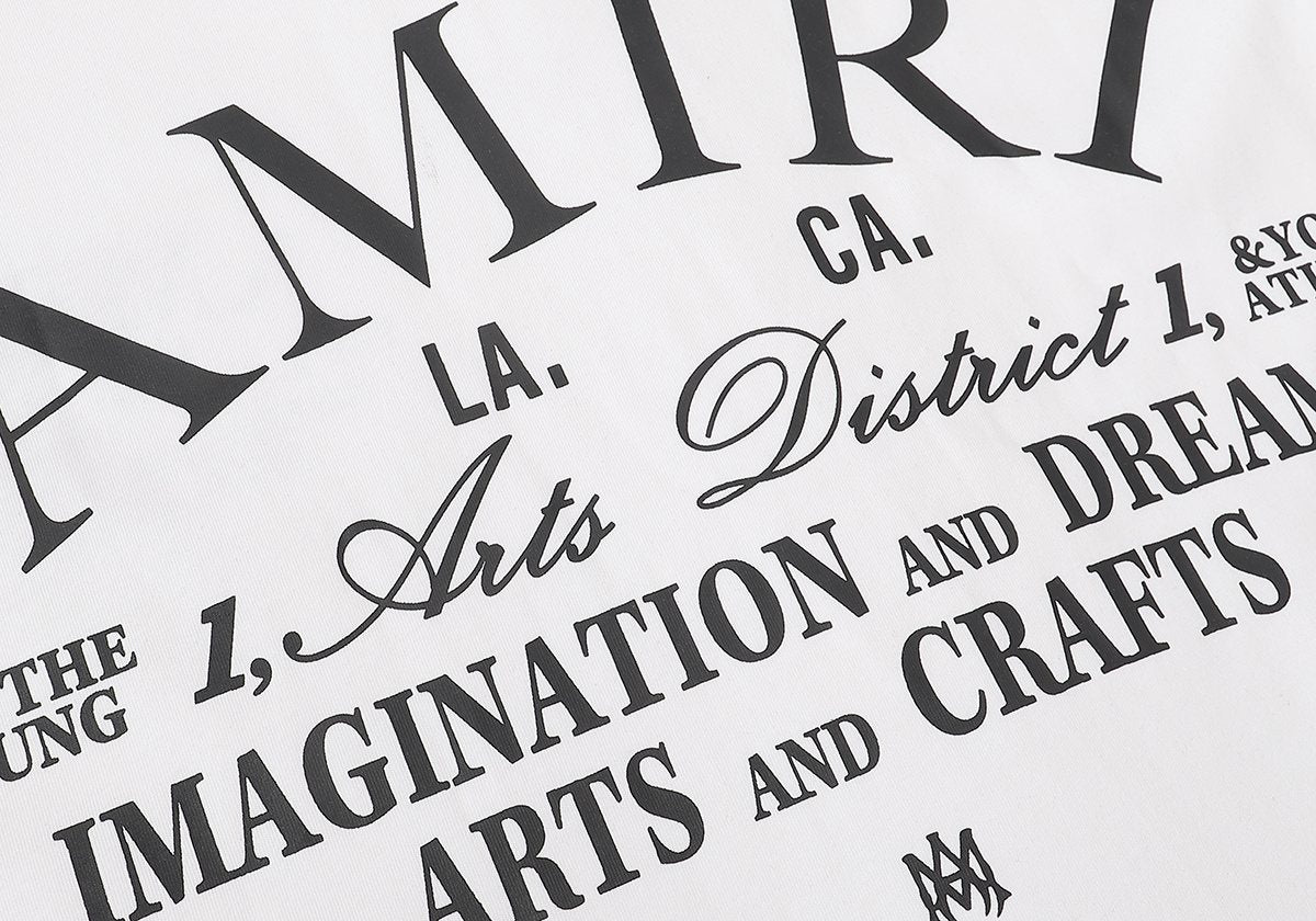 AMIRI Typography Graphic T-Shirt ¡ª detail