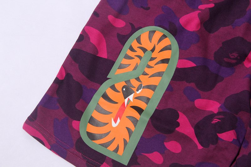 BAPE Shark Face Camouflage Drawstring Shorts ¡ª detail