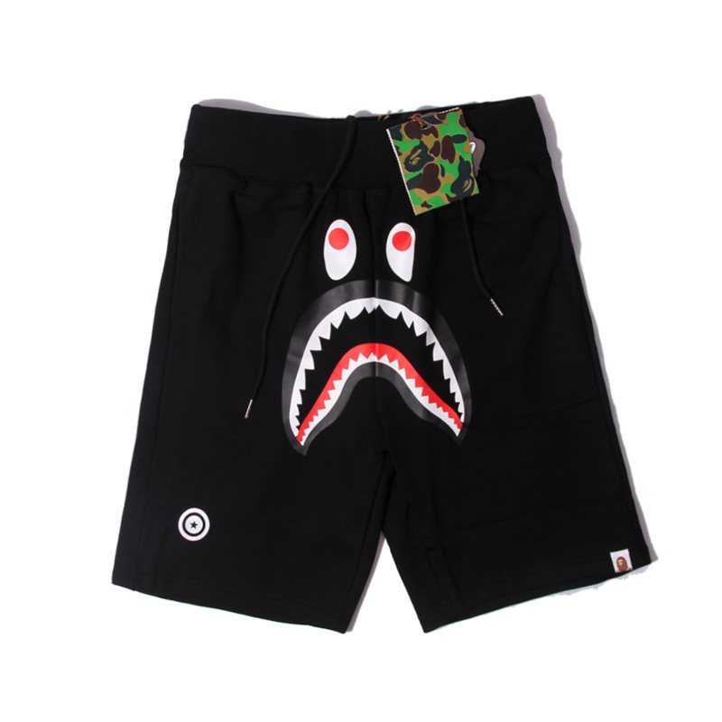 BAPE Shark Graphic Black Shorts ¡ª hero