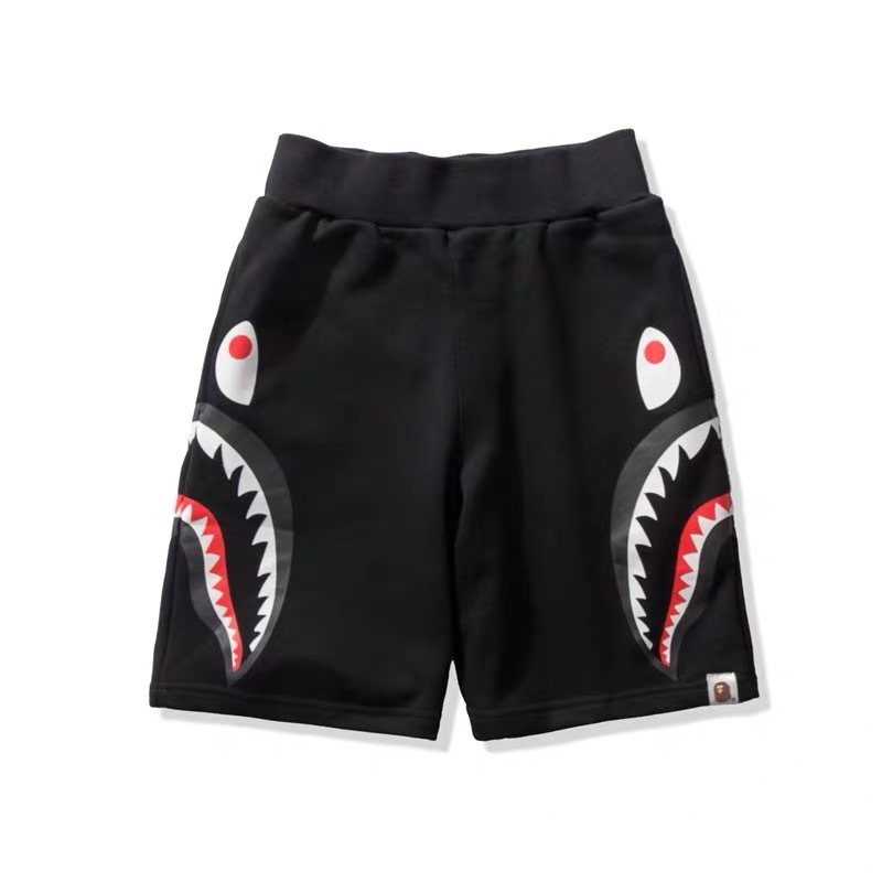BAPE Shark Graphic Black Shorts ¡ª hero