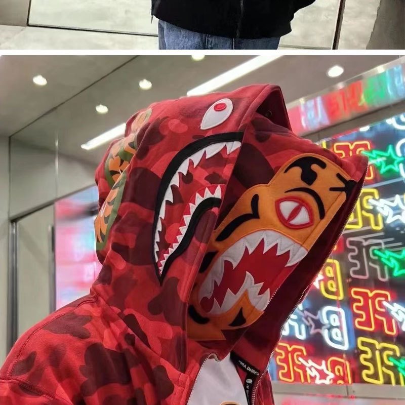 BAPE Camo Full-Zip Graphic Hood Hoodie ¡ª context