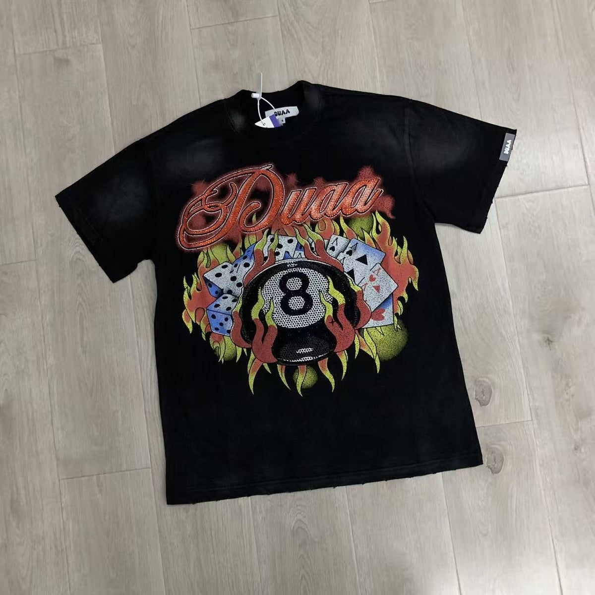 DUAA Risk Graphic Short-Sleeve T-Shirt ¡ª front