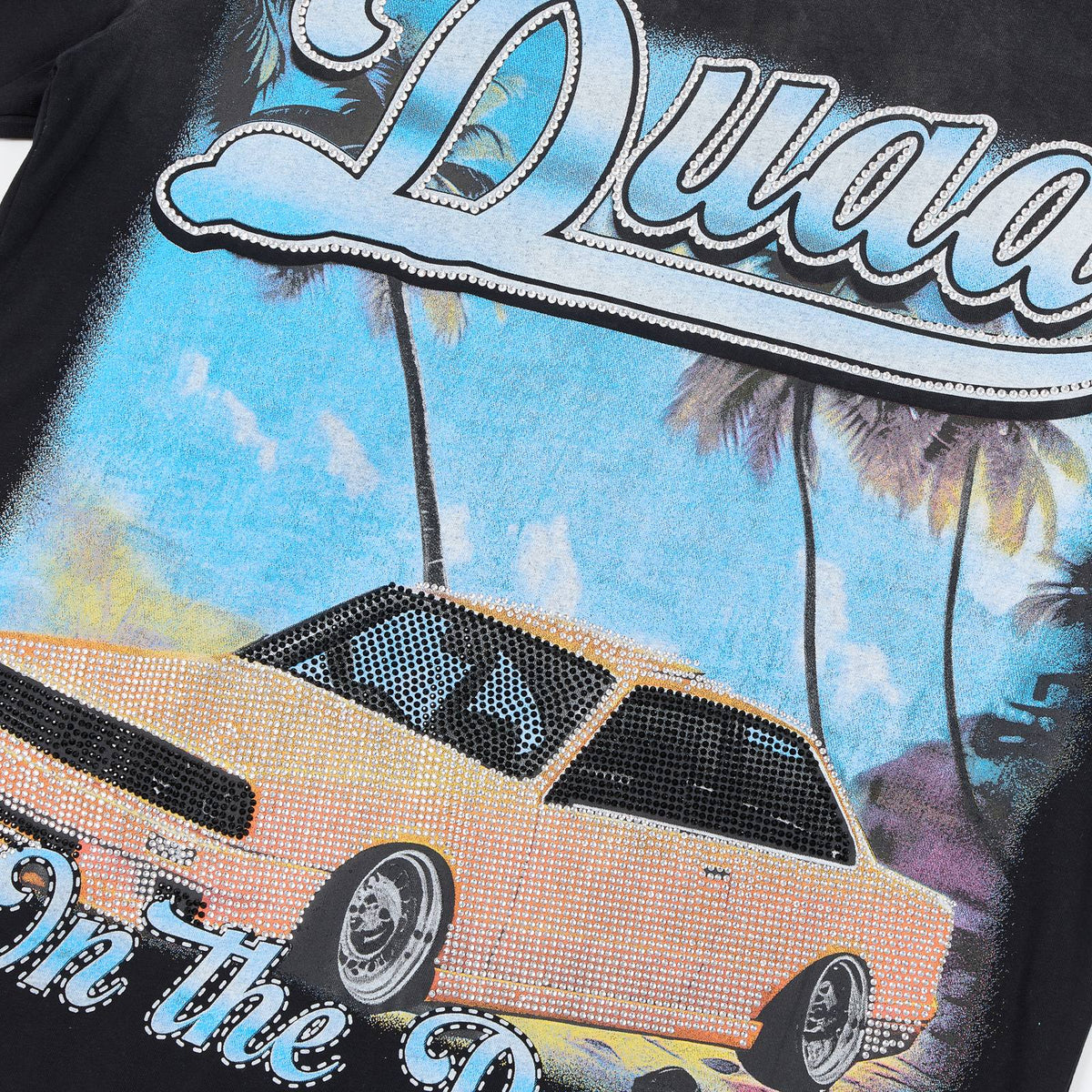 DUAA Destination Car Graphic Short-Sleeve T-Shirt ¡ª detail