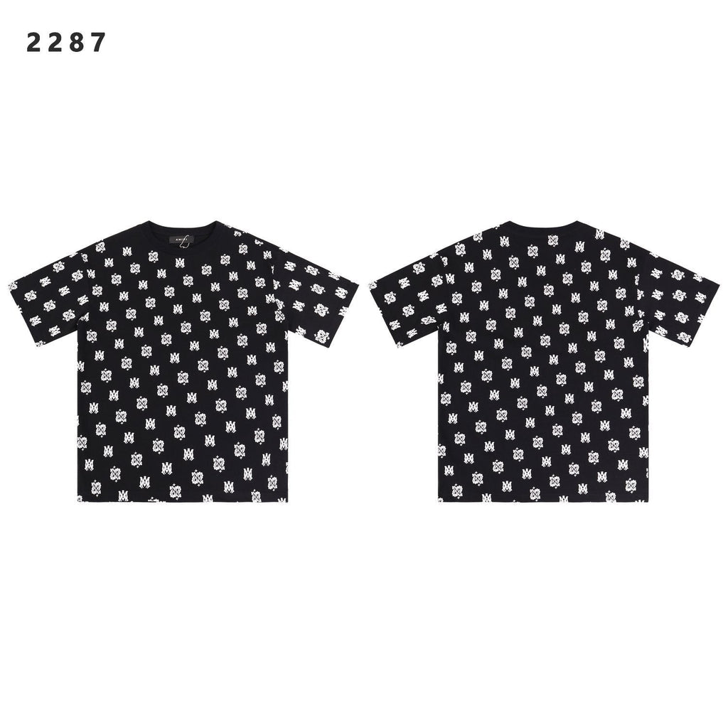 AMIRI Ornamental All-Over Graphic Short-Sleeve T-Shirt ¡ª hero