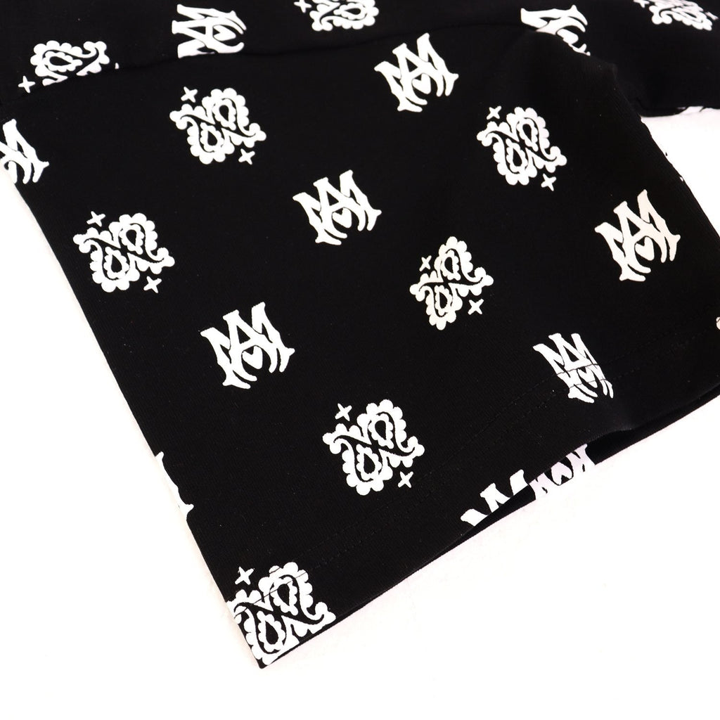 AMIRI Ornamental All-Over Graphic Short-Sleeve T-Shirt ¡ª detail