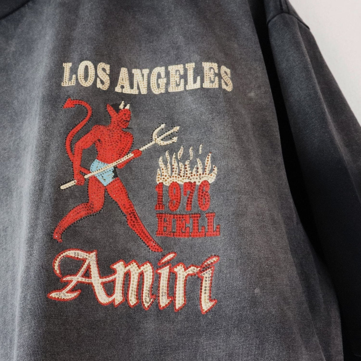 AMIRI Los Angeles Devil Graphic T-Shirt ¡ª detail