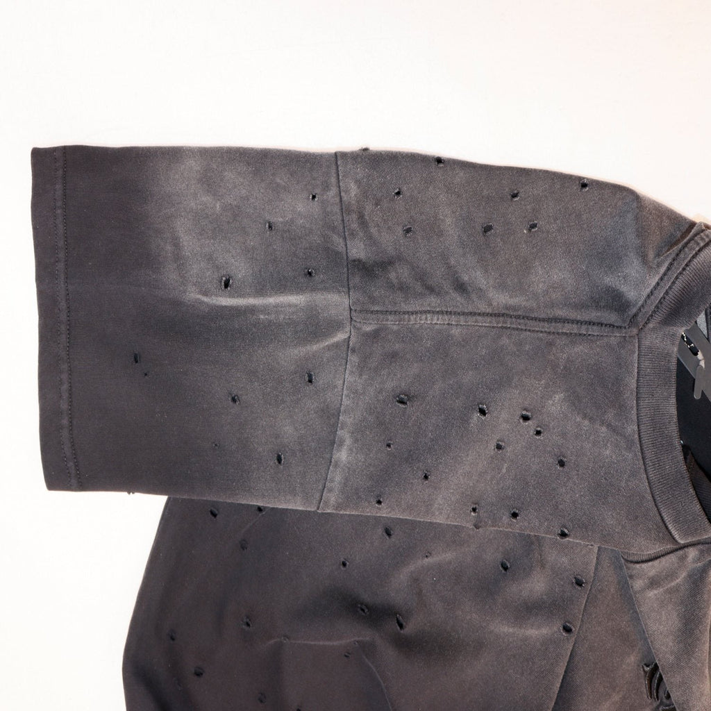 AMIRI Distressed Washed Short-Sleeve T-Shirt ¡ª detail