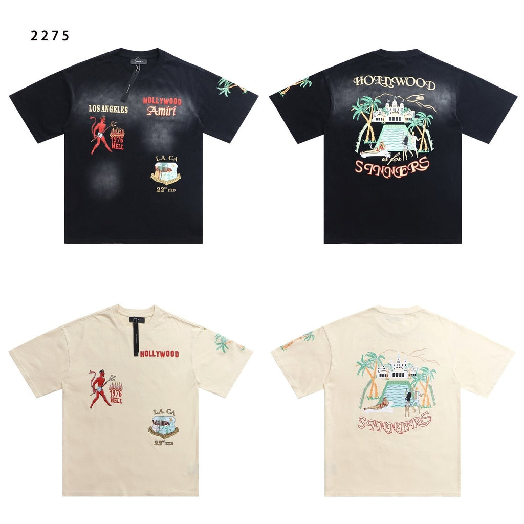AMIRI Crystal Sinners Graphic T-Shirt ¡ª comparison