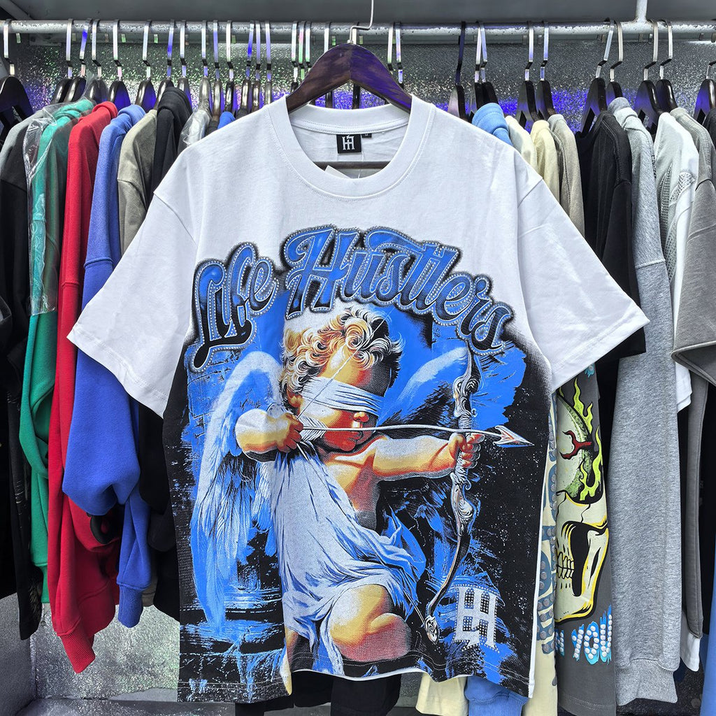 Life Hustlere Masked Angel Archer Graphic T-Shirt ¡ª context
